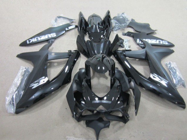 Schwarz GSXR 600 K8 2008-2010 Verkleidung Schwarz GSXR 600 K8 2008-2010 Verkleidung