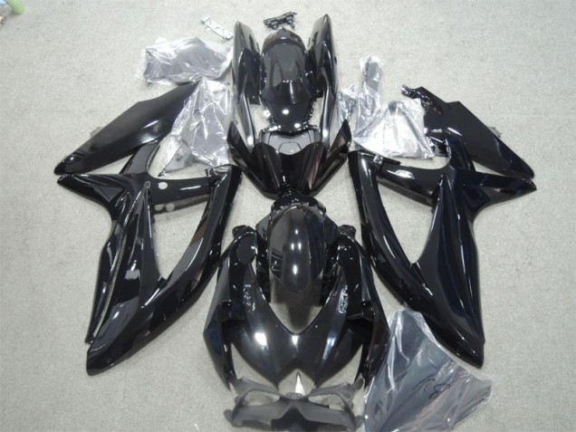 Schwarz GSXR 600 K8 2008-2010 Verkleidungen Schwarz GSXR 600 K8 2008-2010 Verkleidungen