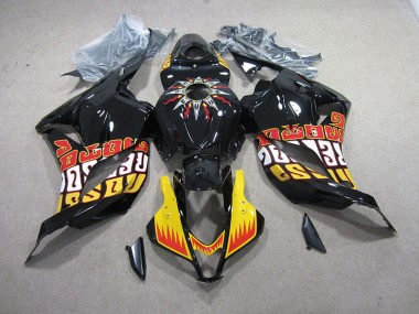 Schwarz Gelb CBR 600 RR 2009-2012 Verkleidungen
