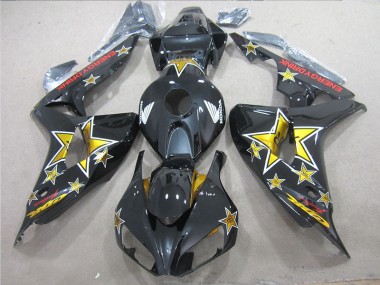 Schwarz Gelb ENERGY DRINK CBR 1000 RR 2006-2007 Verkleidungen