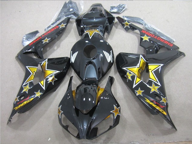 Schwarz Gelb ENERGY DRINK CBR 1000 RR 2006-2007 Verkleidungen Schwarz Gelb ENERGY DRINK CBR 1000 RR 2006-2007 Verkleidungen
