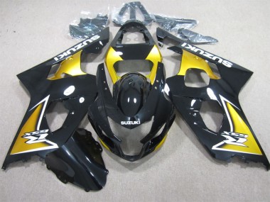 Schwarz Gelb GSXR 600 K4 2004-2005 Verkleidungen