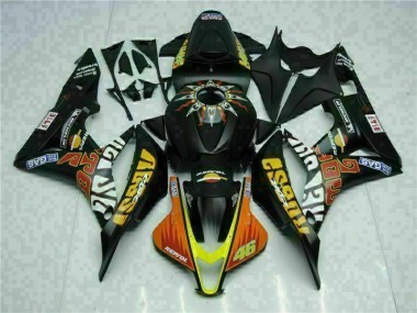 Schwarz Gelb Repsol 46 CBR 600 RR 2007-2008 Verkleidungen