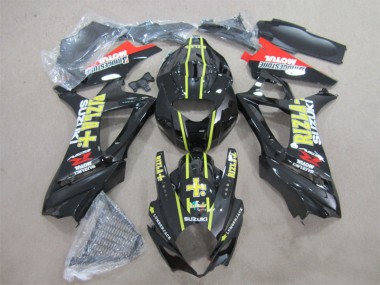 Schwarz Gelb Rizla GSXR 1000 K7 2007-2008 Verkleidungen