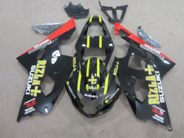 Schwarz Gelb Rizla GSXR 600 K4 2004-2005 Verkleidung