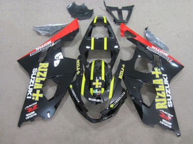 Schwarz Gelb Rizla GSXR 750 K4 2004-2005 Verkleidungen