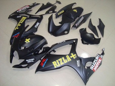 Schwarz Gelb Rizla GSXR 750 K6 2006-2007 Verkleidungen