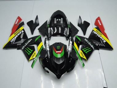 Schwarz Gelbes Monster ZX10R 2003-2005 Verkleidungen