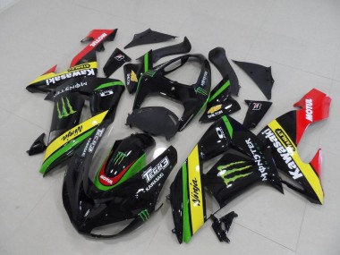 Schwarz Gelbes Monster ZX10R 2006-2007 Verkleidungen