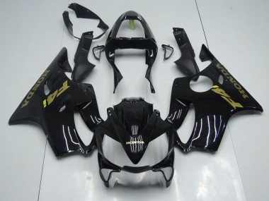 Schwarz Gold CBR 600 F4i 2001-2003 Verkleidungen