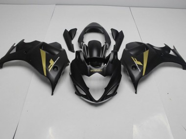 Schwarz Gold GSXF 650 2008-2013 Verkleidungen