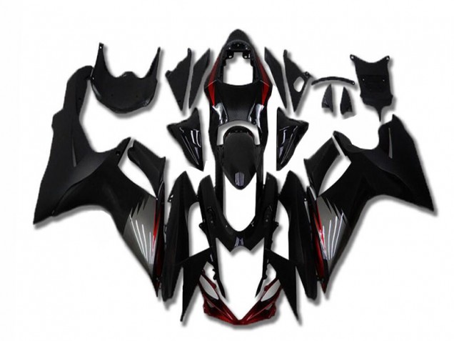 Schwarz Grau GSXR 600 / 750 K11 2011-2024 Verkleidungen Schwarz Grau GSXR 600 / 750 K11 2011-2024 Verkleidungen