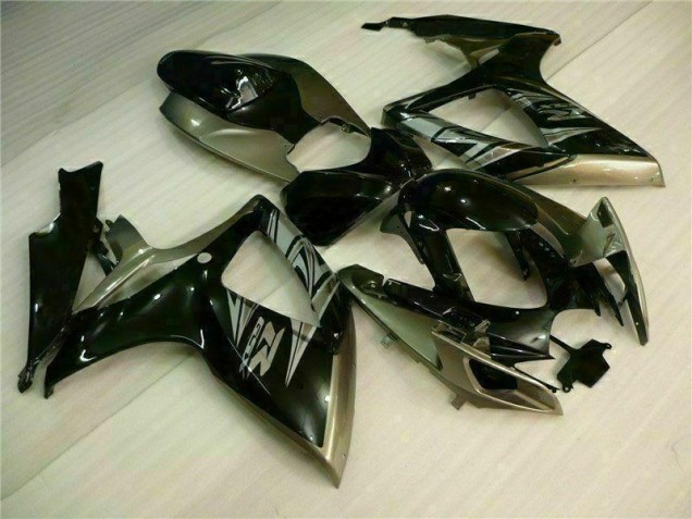 Schwarz Grau GSXR 600 / 750 K6 2006-2007 Verkleidung Schwarz Grau GSXR 600 / 750 K6 2006-2007 Verkleidung