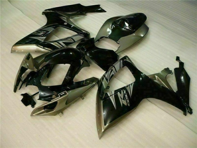 Schwarz Grau GSXR 600 / 750 K6 2006-2007 Verkleidung Schwarz Grau GSXR 600 / 750 K6 2006-2007 Verkleidung