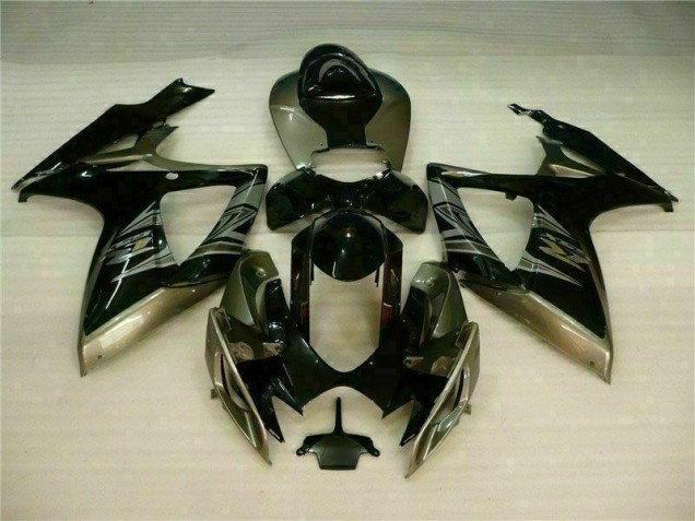 Schwarz Grau GSXR 600 / 750 K6 2006-2007 Verkleidung Schwarz Grau GSXR 600 / 750 K6 2006-2007 Verkleidung