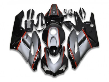 Schwarz Grau Rot CBR 1000 RR 2004-2005 Verkleidungen