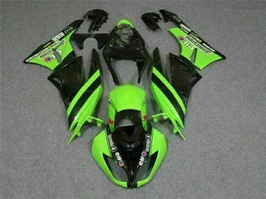 Schwarz Grün 3M Touch4 ZX6R 2009-2012 Verkleidungen