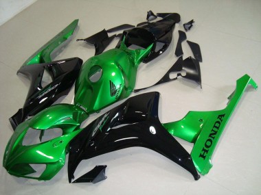 Schwarz Grün CBR 1000 RR 2006-2007 Verkleidungen