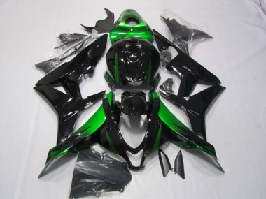 Schwarz Grün CBR 600 RR 2007-2008 Verkleidung