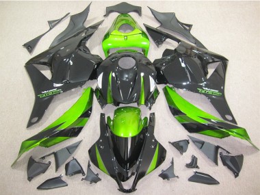Schwarz Grün CBR 600 RR 2009-2012 Vollverkleidung