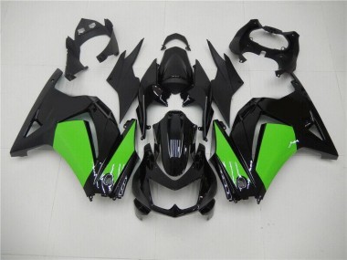 Schwarz Grün EX250 2008-2012 Verkleidungen