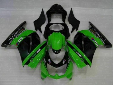 Schwarz Grün EX250 2008-2012 Vollverkleidung