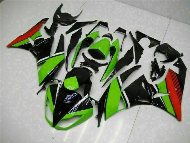 Schwarz Grün Rot ZX6R 2009-2012 Verkleidungen Schwarz Grün Rot ZX6R 2009-2012 Verkleidungen