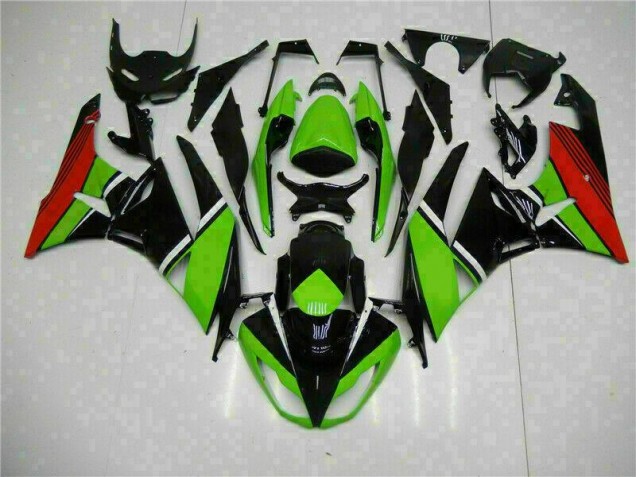 Schwarz Grün Rot ZX6R 2009-2012 Verkleidungen Schwarz Grün Rot ZX6R 2009-2012 Verkleidungen