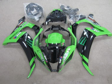 Schwarz Grün Touch4 Monster ZX10R 2011-2015 Verkleidungen