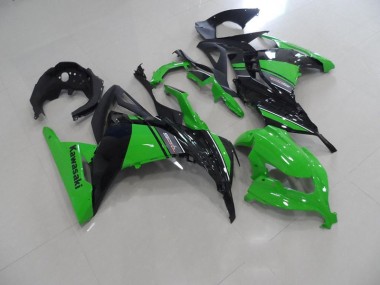 Schwarz Grün ZX 300R 2013-2016 Verkleidung