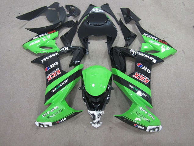 Schwarz Grün ZX10R 2008-2010 Verkleidungen Schwarz Grün ZX10R 2008-2010 Verkleidungen
