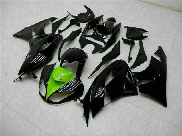 Schwarz Grün ZX6R 2009-2012 Verkleidung Schwarz Grün ZX6R 2009-2012 Verkleidung