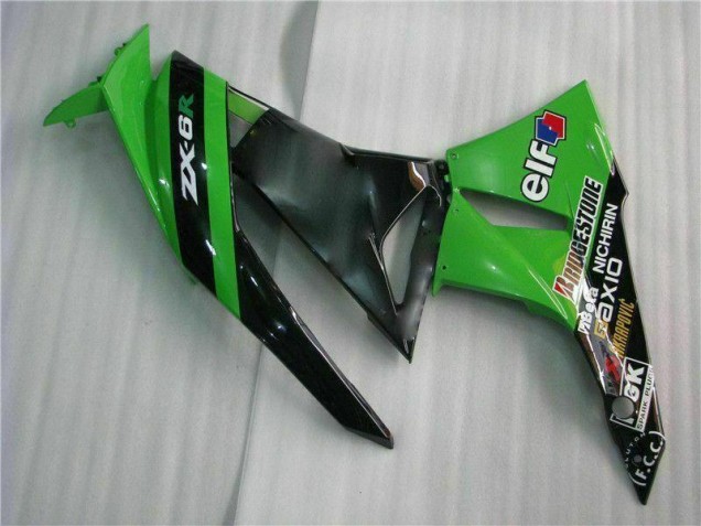 Schwarz Grün ZX6R 2009-2012 Verkleidungen Komplett Sets Schwarz Grün ZX6R 2009-2012 Verkleidungen Komplett Sets