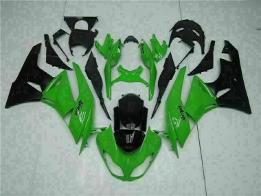 Schwarz Grün ZX6R 2009-2012 Verkleidungen & Plastik