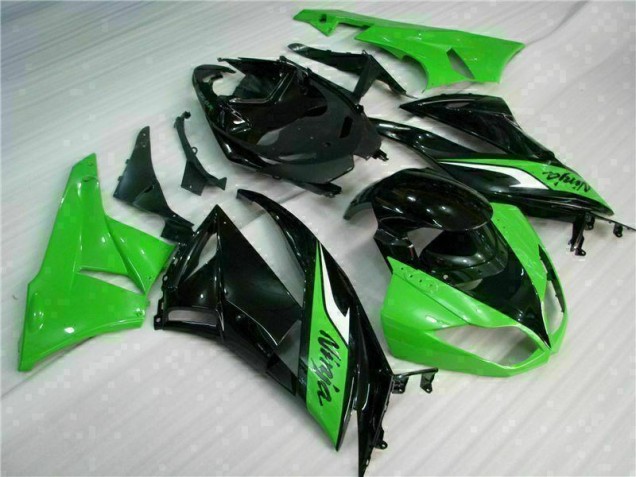 Schwarz Grün ZX6R 2009-2012 Vollverkleidung Schwarz Grün ZX6R 2009-2012 Vollverkleidung
