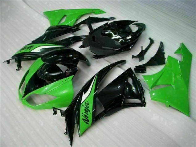 Schwarz Grün ZX6R 2009-2012 Vollverkleidung Schwarz Grün ZX6R 2009-2012 Vollverkleidung