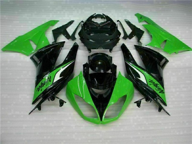 Schwarz Grün ZX6R 2009-2012 Vollverkleidung Schwarz Grün ZX6R 2009-2012 Vollverkleidung