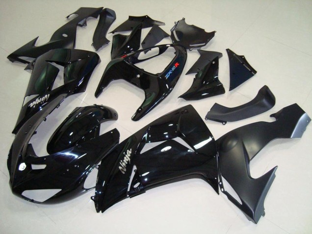 Schwarz Matt Schwarz ZX10R 2006-2007 Verkleidungen Schwarz Matt Schwarz ZX10R 2006-2007 Verkleidungen
