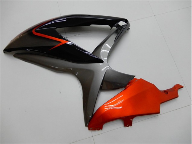 Schwarz Orange Grau GSXR 600 / 750 K8 2008-2010 Verkleidungen Schwarz Orange Grau GSXR 600 / 750 K8 2008-2010 Verkleidungen