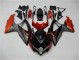 Schwarz Orange Grau GSXR 600 / 750 K8 2008-2010 Verkleidungen Schwarz Orange Grau GSXR 600 / 750 K8 2008-2010 Verkleidungen