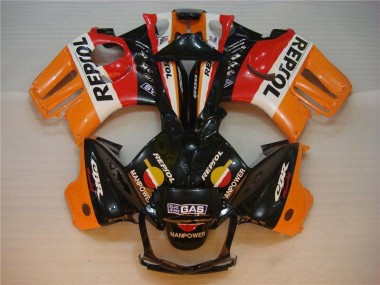 Schwarz Orange Repsol CBR 600 F3 1995-1998 Verkleidungen