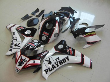 Schwarz Playboy CBR 1000 RR 2008-2011 Verkleidungen