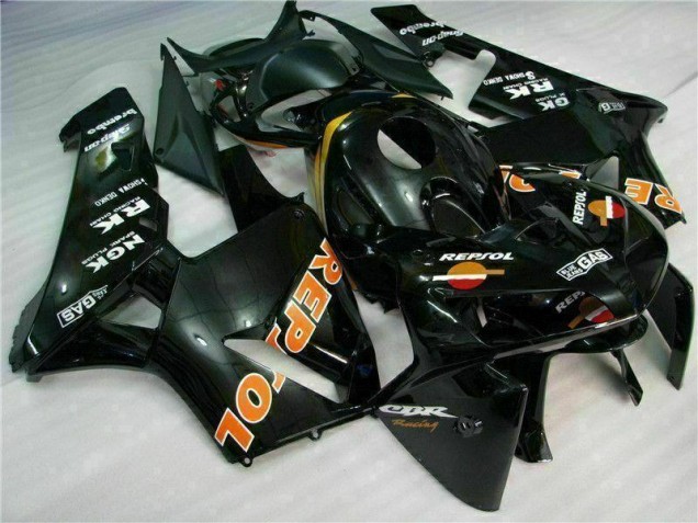 Schwarz Repsol CBR 600 RR 2005-2006 Verkleidungen