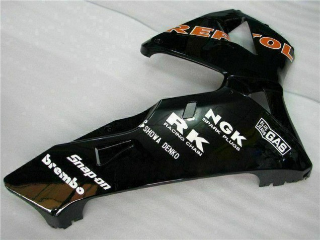 Schwarz Repsol CBR 600 RR 2005-2006 Verkleidungen