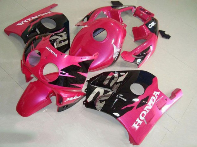 Schwarz Rosa CBR 250 RR MC22 1991-1998 Verkleidungen Schwarz Rosa CBR 250 RR MC22 1991-1998 Verkleidungen