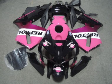 Schwarz Rosa Repsol CBR 1000 RR 2004-2005 Verkleidungen