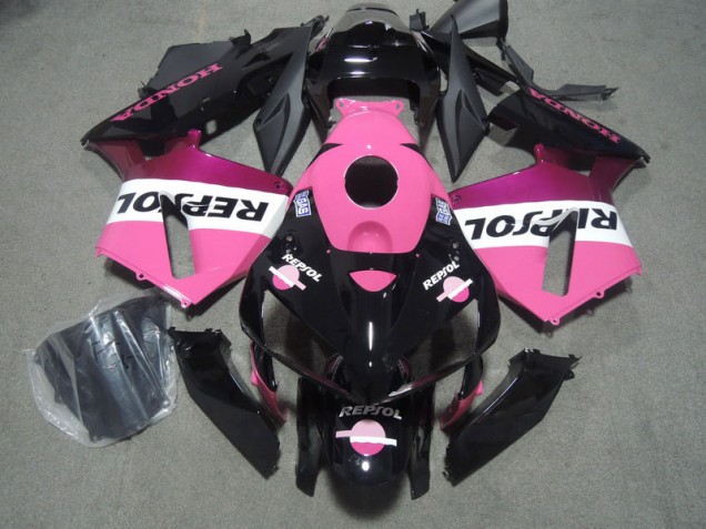 Schwarz Rosa Repsol CBR 1000 RR 2004-2005 Verkleidungen Schwarz Rosa Repsol CBR 1000 RR 2004-2005 Verkleidungen