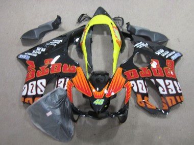 Schwarz Rot 46 CBR 600 F4i 2004-2007 Verkleidungen