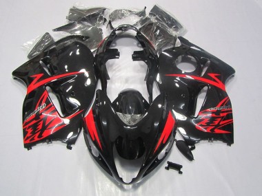 Schwarz Rot GSXR 1300 Hayabusa 1996-2007 Verkleidungen