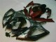 Schwarz Rot GSXR 600 / 750 K6 2006-2007 Verkleidung